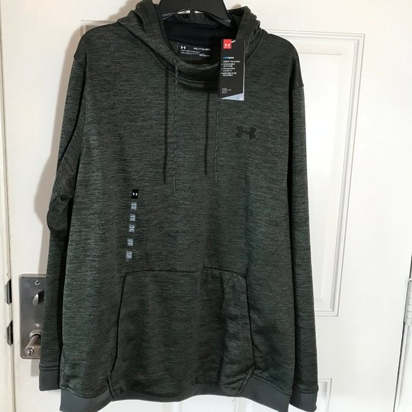 hunter green under armour hoodie